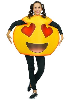 Fantasia Emoji Love Amor Adulto Luxo Fantasia Emoji Love Amor Adulto Luxo