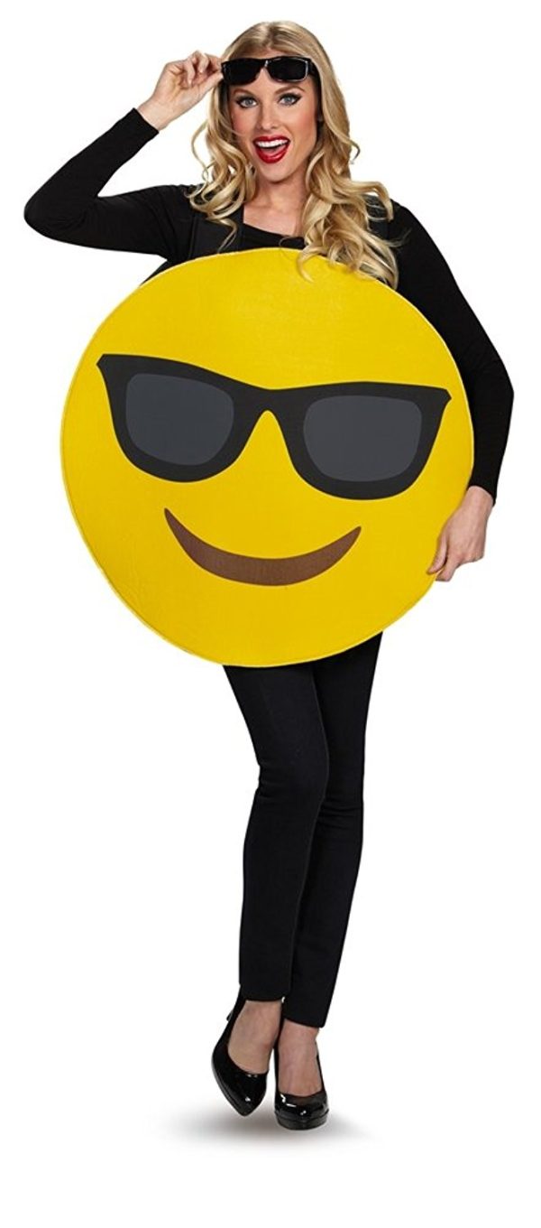 Fantasia Emoji Óculos de Sol Adulto