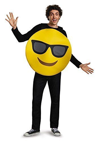 Fantasia Emoji Óculos de Sol Adulto
