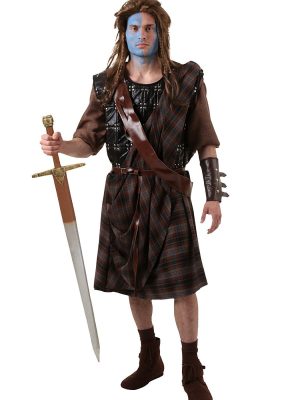 Fantasia Escocês Coração Valente William Wallace Clássica Fantasia Escocês Coração Valente William Wallace Clássica
