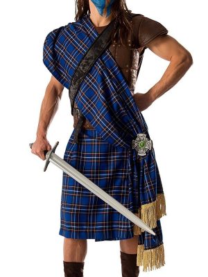 Fantasia Escocês Coração Valente William Wallace Luxo Fantasia Escocês Coração Valente William Wallace Luxo