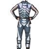 Fantasia Fortnite Skin Skull Trooper Aduto Luxo