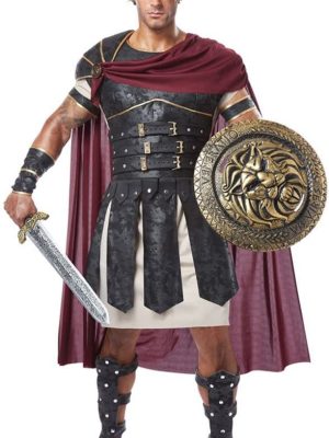 Fantasia Gladiador Guerreiro Grego Adulto Fantasia Gladiador Guerreiro Grego Adulto