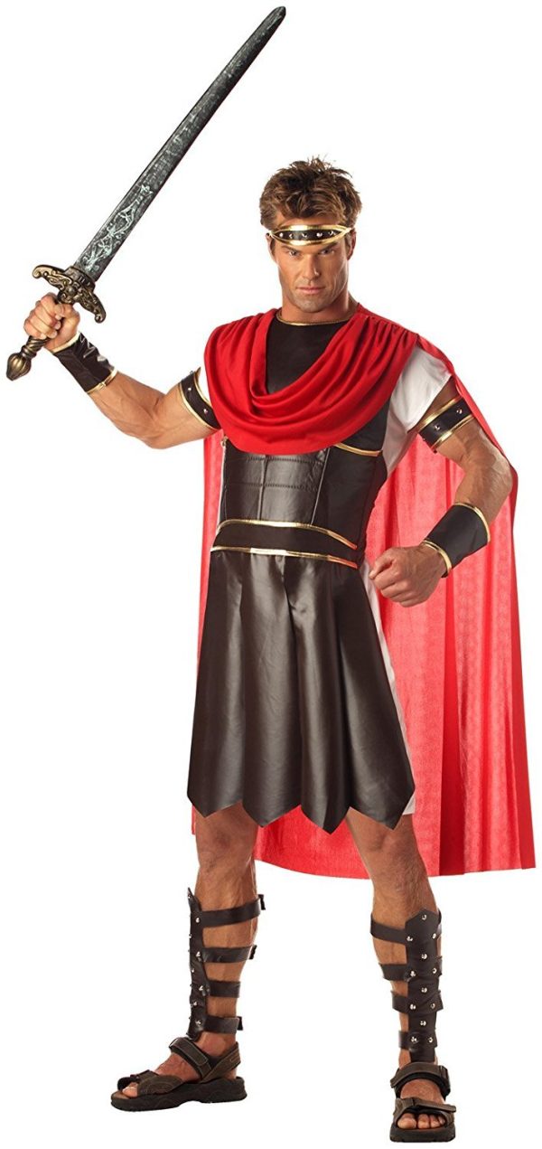 Fantasia Gladiador Romano Hércules Adulto Luxo