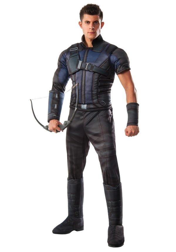 Fantasia Hawkeye Guerra Civil Adulto Luxo Fantasia Hawkeye Guerra Civil Adulto Luxo