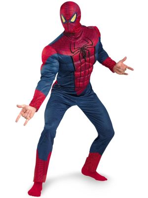 Fantasia Homem Aranha Adulto com Músculos