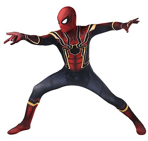 Fantasia Homem Aranha Guerra Infinita Adulto Cosplay