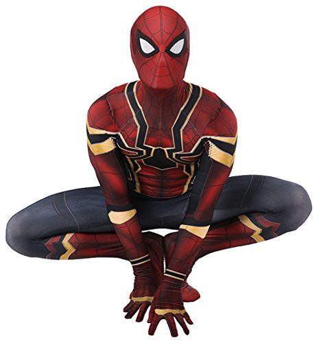 Fantasia Homem Aranha Guerra Infinita Adulto Cosplay