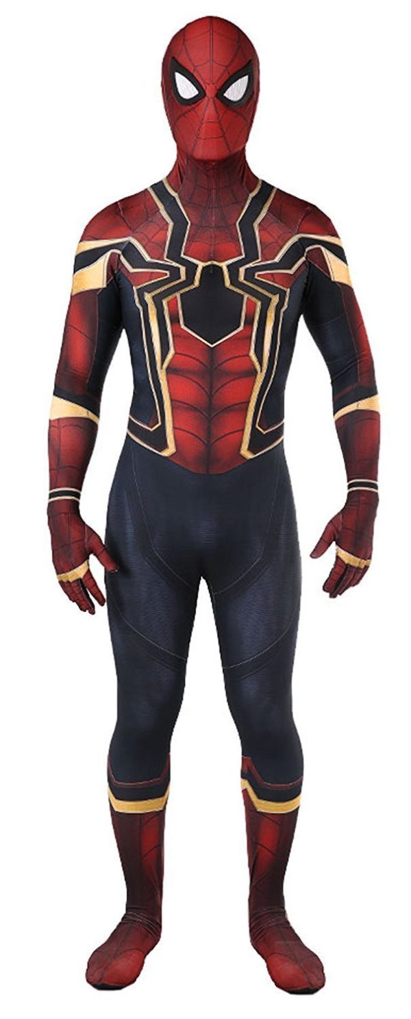 Fantasia Homem Aranha Guerra Infinita Adulto Cosplay