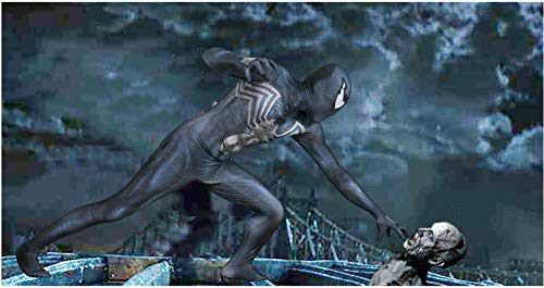 Fantasia Homem Aranha Os Vingadores Luxo Adulto Preto Fantasia Homem Aranha Os Vingadores Luxo Adulto Preto