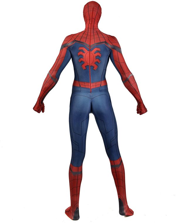 Fantasia Homem Aranha Volta ao Lar Spandex Adulto Fantasia Homem Aranha Volta ao Lar Spandex Adulto