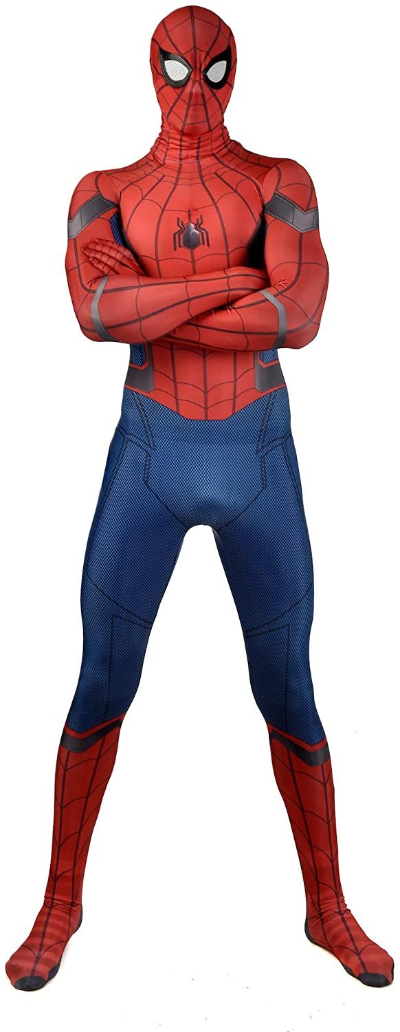 Fantasia Homem Aranha Volta ao Lar Spandex Adulto Fantasia Homem Aranha Volta ao Lar Spandex Adulto