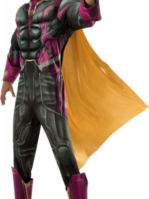 Fantasia Homem da Visão Os Vingadores 2 Era de Ultron Adulto Fantasia Homem da Visão Os Vingadores 2 Era de Ultron Adulto