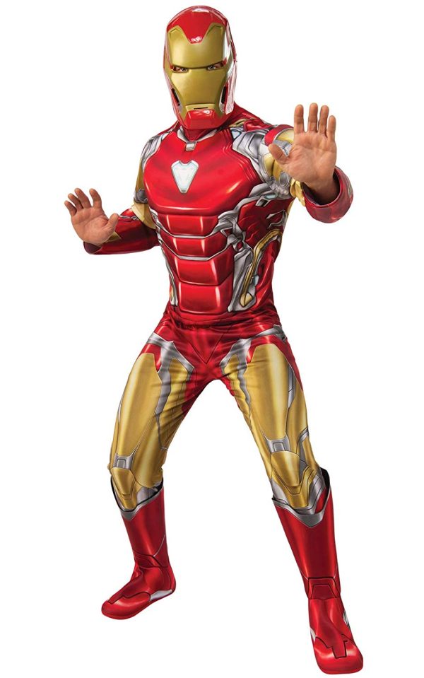Fantasia Homem de Ferro Adulto Clássico Luxo Fantasia Homem de Ferro Adulto Clássico Luxo
