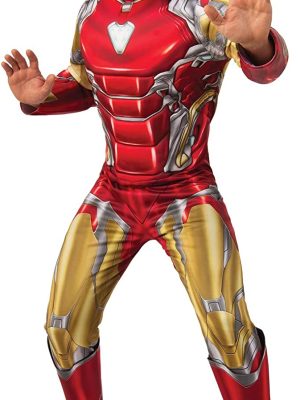 Fantasia Homem de Ferro Adulto Luxo com Luz no Peito Fantasia Homem de Ferro Adulto Luxo com Luz no Peito