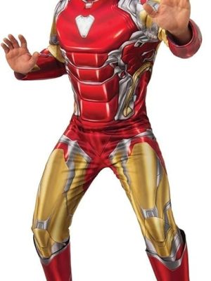 Fantasia Homem de Ferro Adulto Luxo com Músculos Patriot Fantasia Homem de Ferro Adulto Luxo com Músculos Patriot