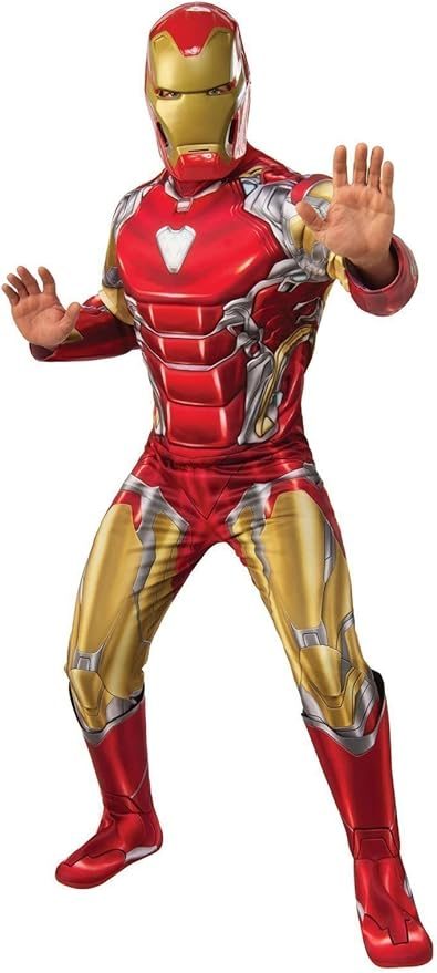 Fantasia Homem de Ferro Adulto Luxo com Músculos Patriot Fantasia Homem de Ferro Adulto Luxo com Músculos Patriot