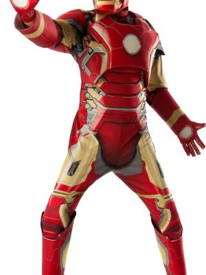 Fantasia Homem de Ferro Os Vingadores 2 Era de Ultron Adulto Fantasia Homem de Ferro Os Vingadores 2 Era de Ultron Adulto