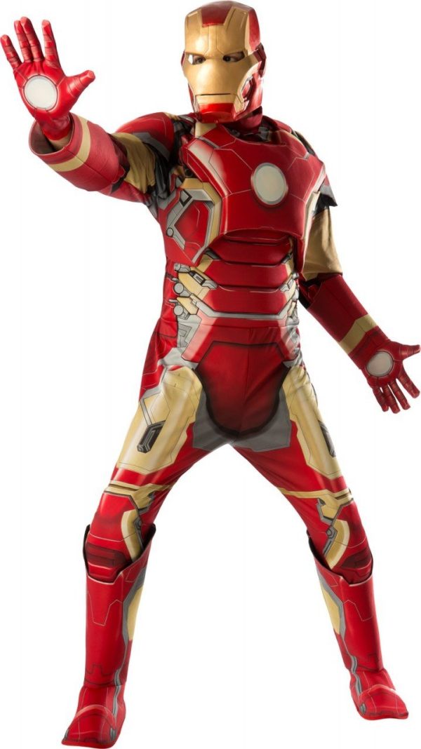 Fantasia Homem de Ferro Os Vingadores 2 Era de Ultron Adulto Fantasia Homem de Ferro Os Vingadores 2 Era de Ultron Adulto