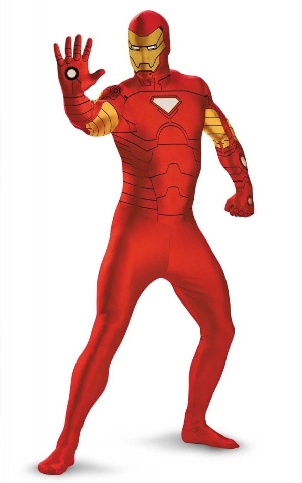 Fantasia Homem de Ferro Spandex Adulto Fantasia Homem de Ferro Spandex Adulto