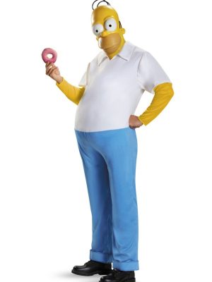 Fantasia Homer Adulto Luxo Os Simpsons Fantasia Homer Adulto Luxo Os Simpsons