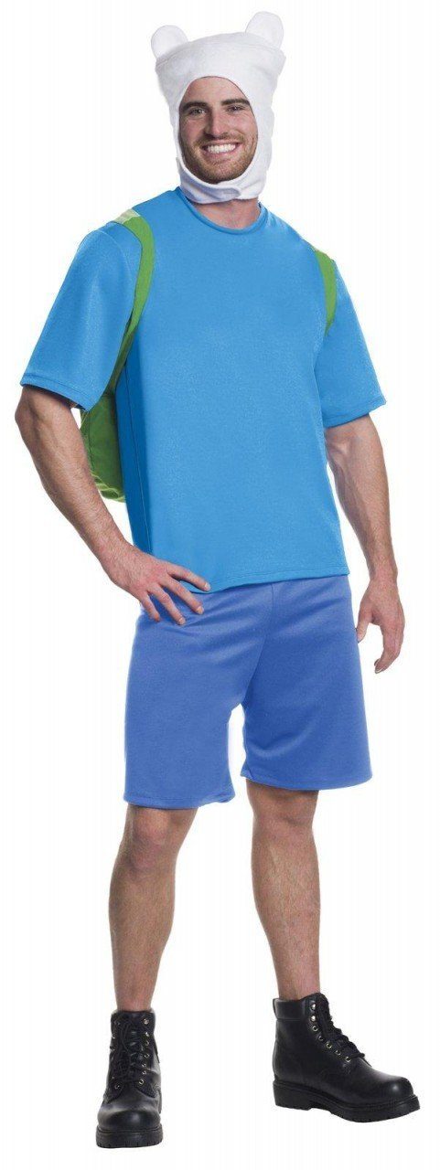 Fantasia Hora da Aventura Finn Luxo Adulto