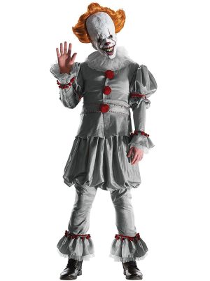 Fantasia IT Pennywise Adulto Luxo Fantasia IT Pennywise Adulto Luxo