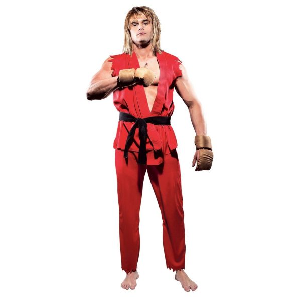Fantasia Ken Adulto do Street Fighter Fantasia Ken Adulto do Street Fighter
