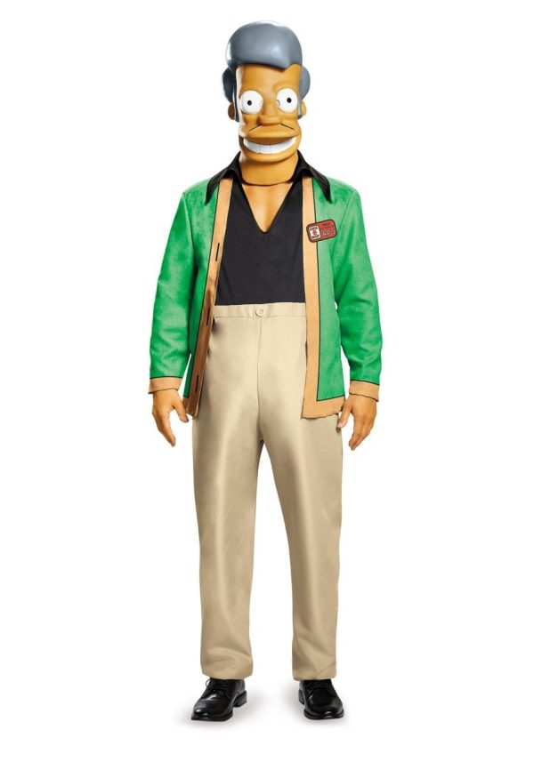 Fantasia Kwik e Mart Apu Os Simpsons Adulto Luxo Fantasia Kwik e Mart Apu Os Simpsons Adulto Luxo