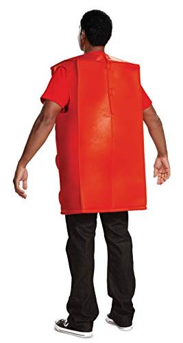 Fantasia Lego Vermelho Adulto Fantasia Lego Vermelho Adulto