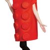 Fantasia Lego Vermelho Adulto