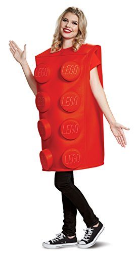 Fantasia Lego Vermelho Adulto Fantasia Lego Vermelho Adulto
