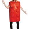Fantasia Lego Vermelho Adulto