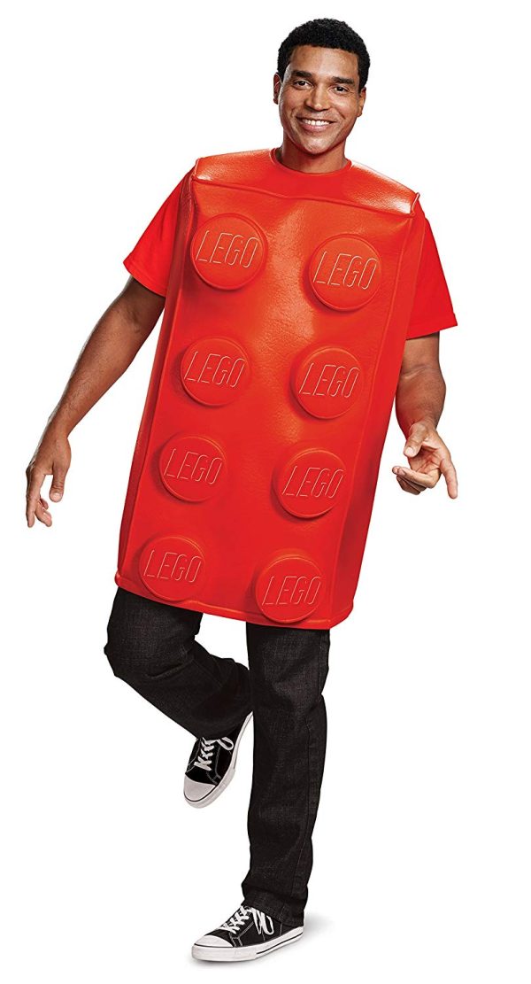 Fantasia Lego Vermelho Adulto Fantasia Lego Vermelho Adulto