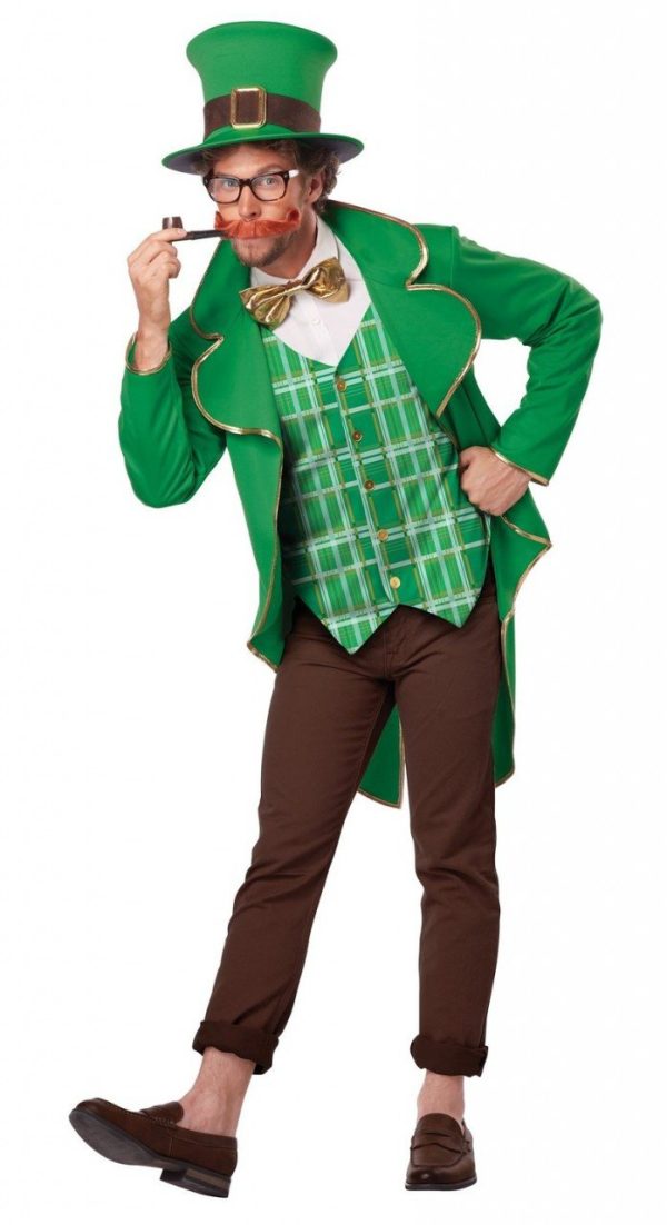 Fantasia Leprechaun Adulto Clássica Fantasia Leprechaun Adulto Clássica
