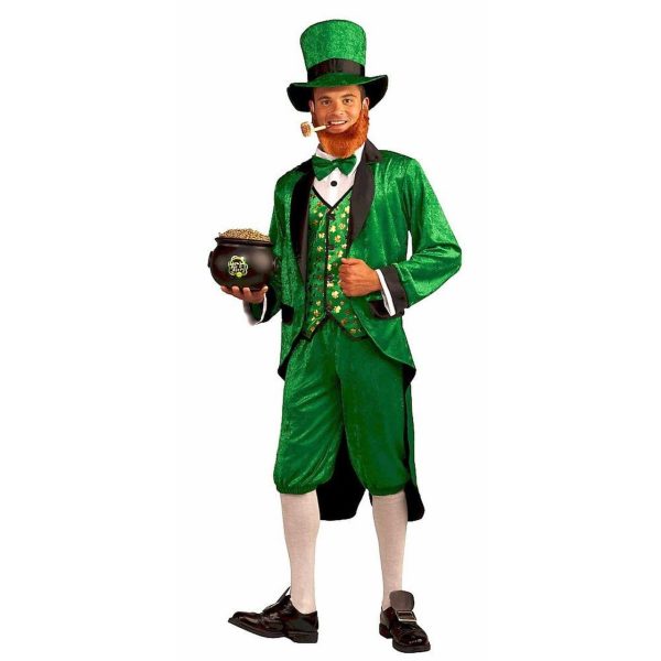 Fantasia Leprechaun Adulto Luxo Fantasia Leprechaun Adulto Luxo
