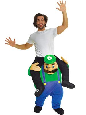 Fantasia Luigi Adulto de Montar Luxo Fantasia Luigi Adulto de Montar Luxo