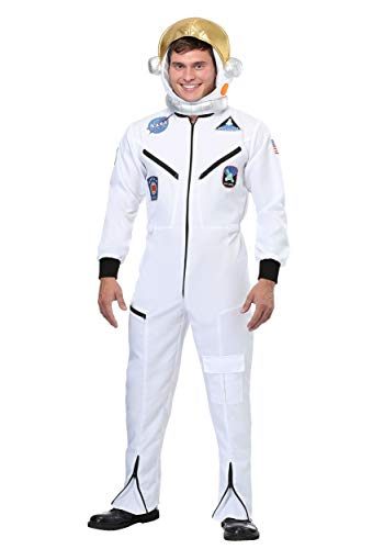 Fantasia Macacão de Astronauta Clássica Adulto Fantasia Macacão de Astronauta Clássica Adulto