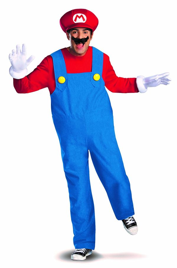 Fantasia Mario Adulto Luxo Fantasia Mario Adulto Luxo