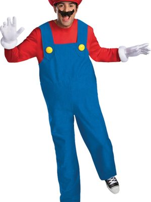 Fantasia Mario Adulto Luxo Fantasia Mario Adulto Luxo