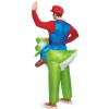 Fantasia Mario e Yoshi Inflável Inflável Adulto