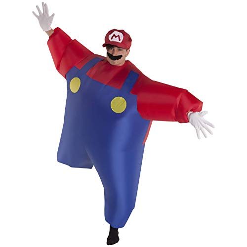 Fantasia Mario Inflável Adulto Fantasia Mario Inflável Adulto