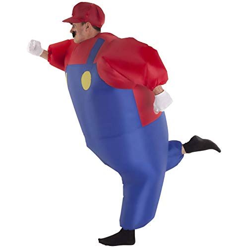 Fantasia Mario Inflável Adulto Fantasia Mario Inflável Adulto