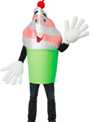 Fantasia Mascote MilkShake Adulto Luxo Fantasia Mascote MilkShake Adulto Luxo