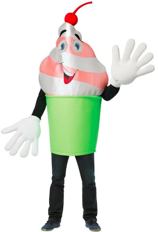 Fantasia Mascote MilkShake Adulto Luxo Fantasia Mascote MilkShake Adulto Luxo
