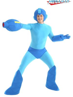 Fantasia Megaman Adulto Luxo Fantasia Megaman Adulto Luxo