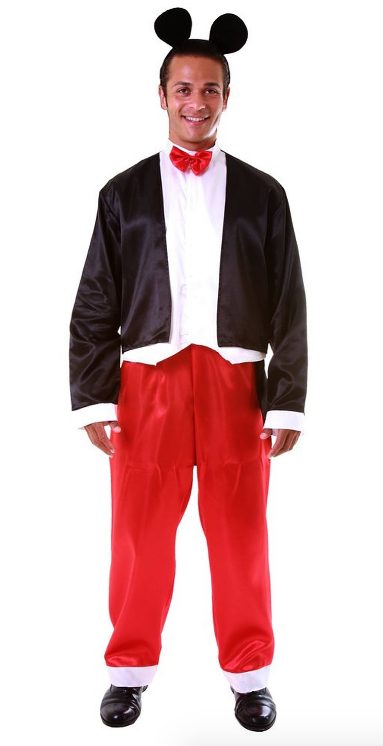 Fantasia Mickey Mouse Luxo Adulto Fantasia Mickey Mouse Luxo Adulto