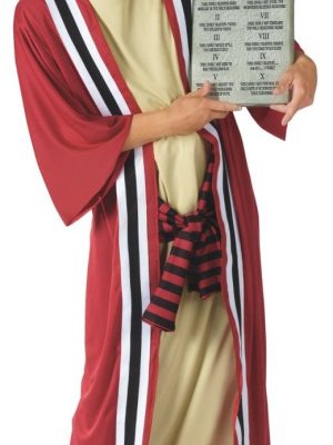 Fantasia Moisés Adulto com Tábua 10 mandamentos