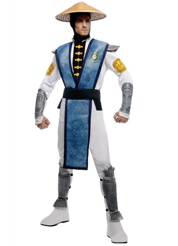 Fantasia Mortal Kombat Raiden Adulto Masculina Fantasia Mortal Kombat Raiden Adulto Masculina