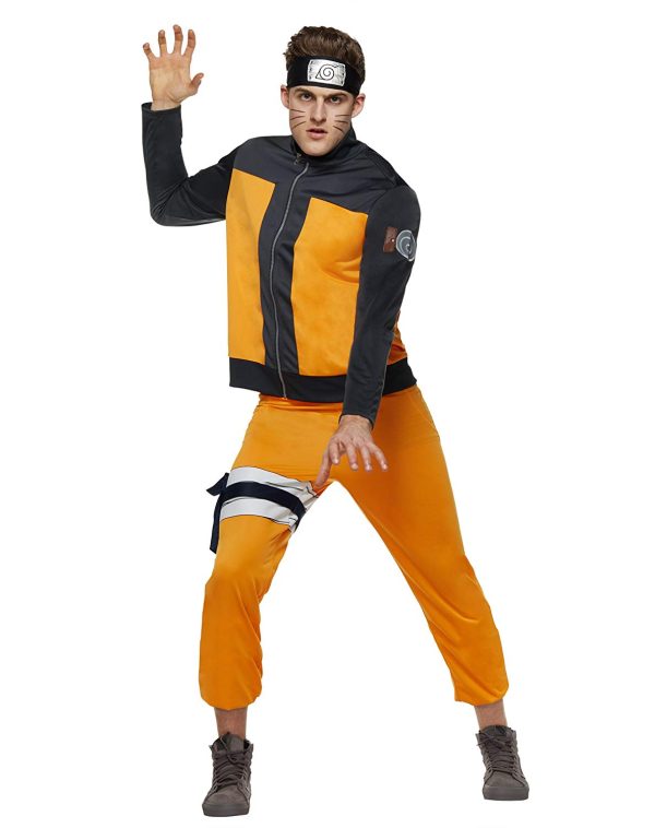 Fantasia Naruto Anime Uzumaki Luxo Adulto Fantasia Naruto Anime Uzumaki Luxo Adulto